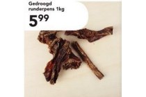 gedroogd runderpens 1 kg