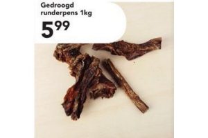 gedroogd runderpens 1 kg