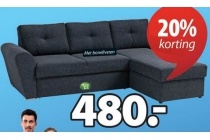 vjelby slaapbank met chaise longue