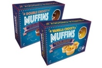 vanille choco muffins