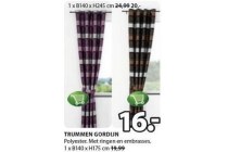 trummen gordijn