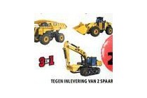 cat constructievoertuig maken in koffer