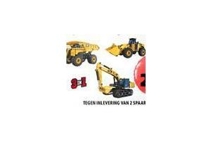 cat constructievoertuig maken in koffer