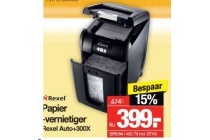 papiervernietiger rexel auto 300x