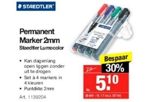 staedtler permanent marker