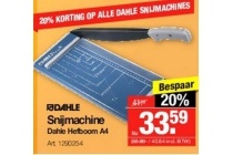 dahle snijmachine