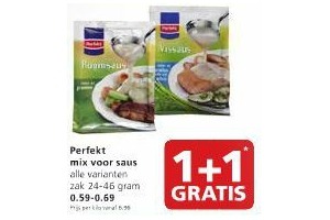 perfekt mix voor saus