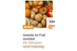 groente en fruit voordeel