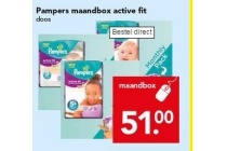 pampers maandbox active fit