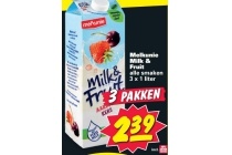 melkunie milk en amp fruit