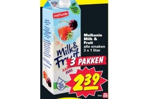 melkunie milk en amp fruit