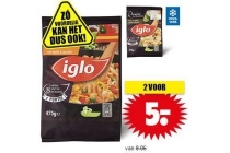 iglo maaltijd