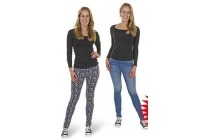 dames denim stretchbroek