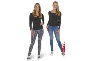 dames denim stretchbroek