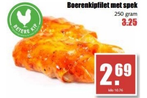 boerenkipfilet met spek