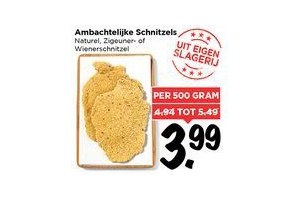 ambachtelijke schnitzels