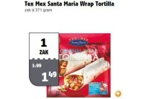 tex mex santa maria wrap tortilla