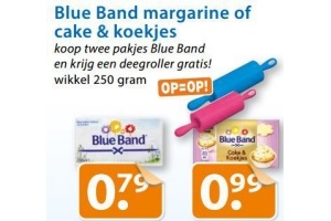 blue band margarine of margarine of cake en amp koekjes