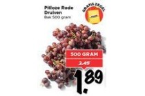 pitloze rode druiven