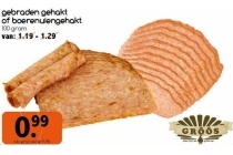 gebraden gehakt of boerenuiengehakt