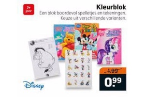 disney kleurblok