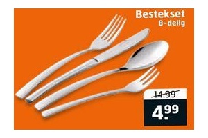 bestekset 8 delig