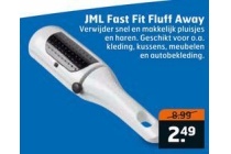jml fast fit fluff away