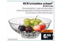 rcr kristallen schaal