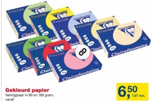 gekleurd papier