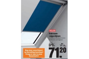 velux dakraam rolgordijnen