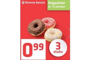 diverse donuts