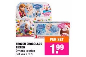 frozen chocolade eieren