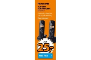 panasonic duo dect huistelefoon of kx tg1612