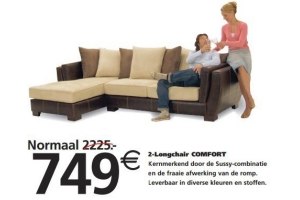 2 longchair comfort
