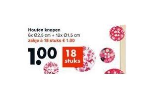 houten knopen