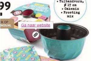 giftset voor tulbandcake