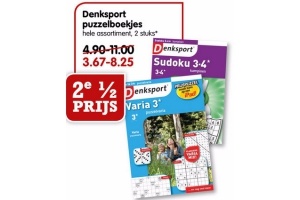 denksport puzzelboekjes