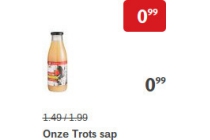 onze trots sap