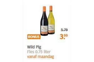 wild pig wijnen