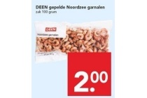 deen gepelde noordzee garnalen