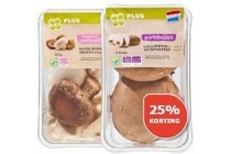 plus luxe paddenstoelen