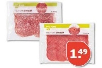 plus puur van smaak boerenmetworst linea cervelaat of ossenworst