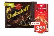 c en ocirc te d or chocolade of chokotoff