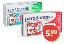 parodontax of sensodyne tandpasta