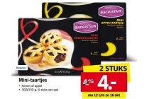 mini taartjes