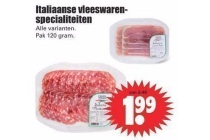 italiaanse vleeswaren specialiteiten