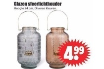 glazen sfeerlichthouder