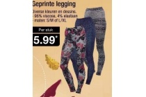 geprinte legging