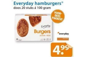 everyday hamburgers