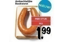 ambachtelijke rookworst